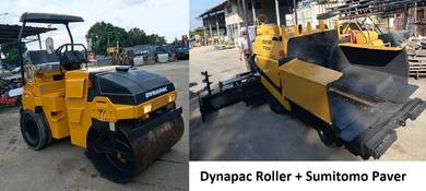 Japan Imported DYNAPAC Roller & Sumitomo Paver