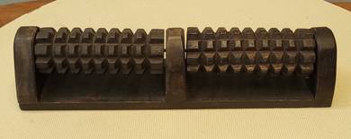 Wooden foot massager