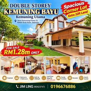 2-storey Terraced House For Sale in Kota Kemuning,SGR