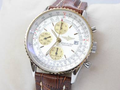 41.5mm Breitling Navitimer. Gold And Steel.