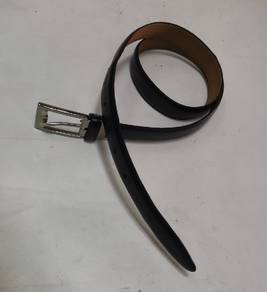 Bally Black Leather Belt Made in Italy Size :105/