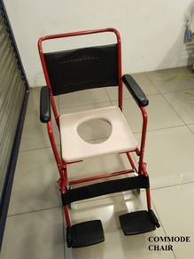 Detachable armrest + legret+backrest commode chair