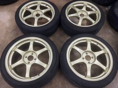 Sport Rim 17 Second SSR Type-C Light Gold Siap Tay