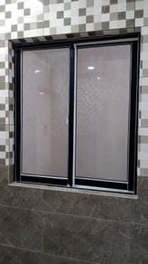 Tingkap Sliding bilik solat Aluminium&Kaca