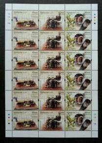 Mint Setenant Sheet Telegraph Museum Malaysia 2018