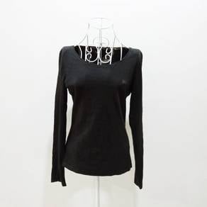 Burberry Black Long Sleeve Top