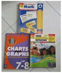 Math & English etc children student books primary