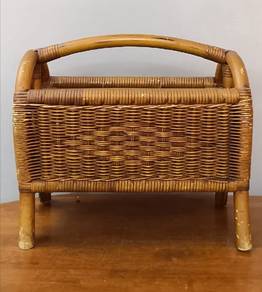 3501 rattan magazine rack solid