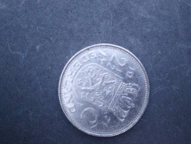 Old coin year 1971 Netherland/Belanda.