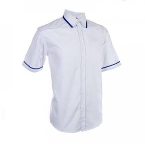 Baju Korporat Kemeja Oren Sport F1 3000 White