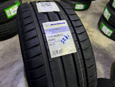 Tayar Baru 225 45 17 Michelin Pilot Sport 5 2025