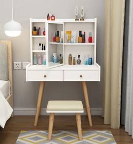 White Dressing make up TABLE drawer cosmetic 1