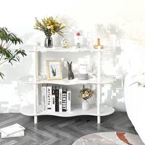 3 Section Book Shelf, White Color