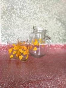 Flower jug n glass