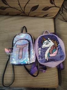 Set 2 Beg Sequin Kanak-Kanak / Kids Sequin Flip Ba