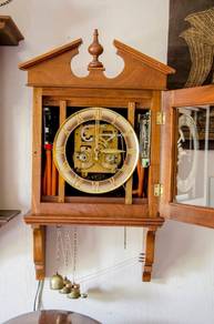 Unique Steampunk Mechanical Mauthe Wall Clock