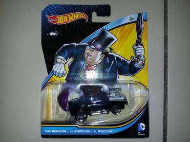 Hotwheel Batman Character Car Penguin Diecast Car