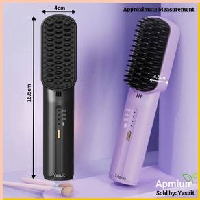 Apmium Upgraded Wireless Hair Straightener Comb