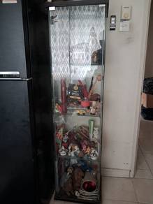 2 units Free-standing Glass Display Cabinet