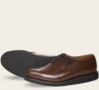 Work Shoes Red Wing Men Oxford Postman Chocol 9101