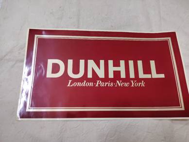 dunhill sticker