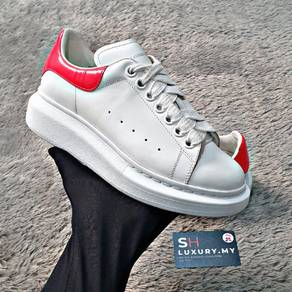 Alexander McQueen Red White Sneakers