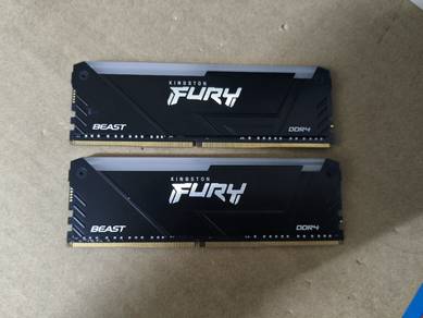 RAM DDR4 16GB(8+8) 3200mhz Kingston Fury Beast RGB