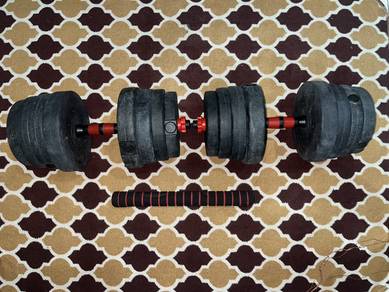 Dumbbell Adjustable 30KG + Barbell | RM45