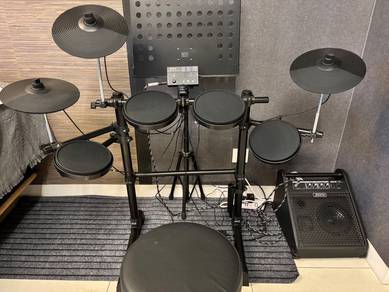 AROMA Electronic Drum Set | Complete Kit with Amp
