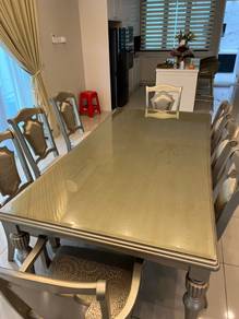 TABLE GLASS TOP l kaca alas meja kalis pecah