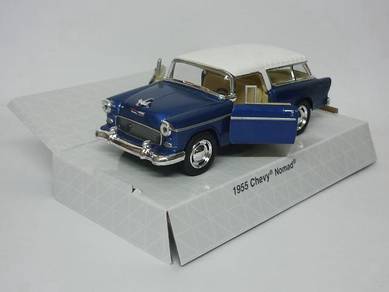 1955 Chevy Nomed 1/40 model car - blue