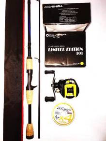Shakespeare rod combo awashima limited yellow