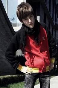 ZA0306 BLACK RED BASEBALL SWEATER VARSiTY JACKET