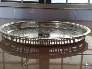 Dulang pinggan Mayfair silver plated oval tray
