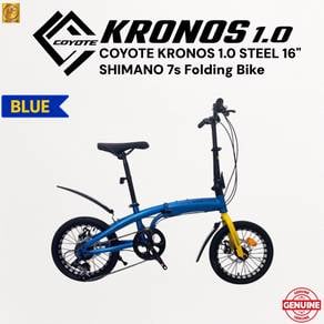 COYOTE KRONOS 1.0 16 Steel Folding Bike Shimano 7s