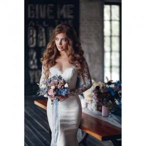 White wedding bridal dress gown RB1418