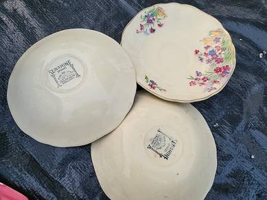3 pcs saucer sunshine J&G Meakin England