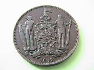 British North Borneo 1 CENT 1887-H