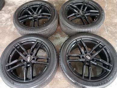 Sport rim second 18 Enkei Osaka siap Tayar civic