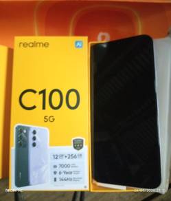 Realme C100 Purple  New set 12GB RAM 256GB