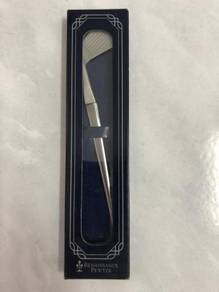 Golf Shape Letter Opener Pewter