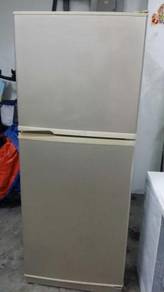 Grey Sharp Peti Ais Refrigerator Fridge Freezer