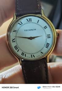 Vintage Technos manual wind watch