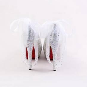 Diamond pointed wedding bridal high heels RBH0150
