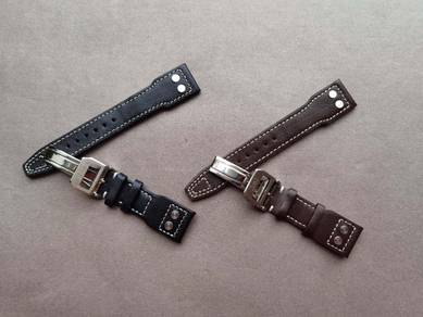 IWC Big Pilot 22mm Black or Brown Watch Strap