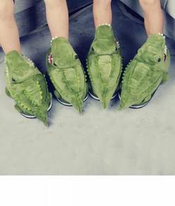 Crocodile alligator cute indoor sandals CI42