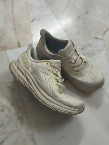 UK9.5 HOKA ONE ONE Clifton 8 Cream White