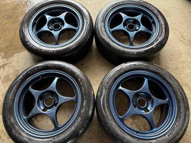 Rim second 16 Enkei rp01 siap tayar livina waja fl
