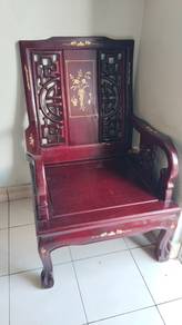 kerusi antique china rose wood