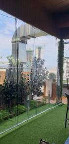 Outdoor Transparent Roller Curtain
